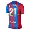 Original Fußballtrikot FC Barcelona Frenkie De Jong 21 Heimtrikot 2021-22 Für Herren